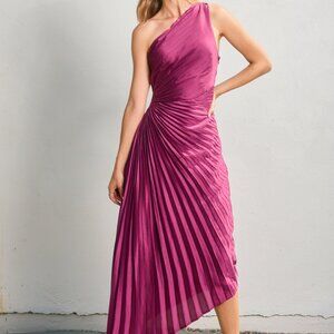 Dress Forum Purple Pleated Maxi Dress